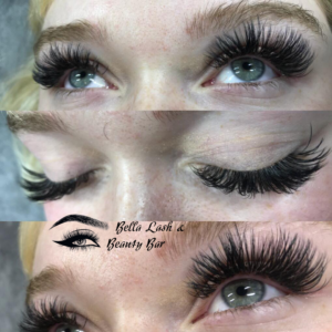Volume Eyelash Set, Rainbow style, C curl, 16 length